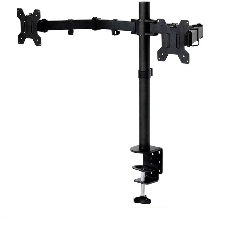 Dual-screen monitor stand, left and right up and down, multi-screen laptop height-increasing stand, no need for drilling, one drag two bases full figure