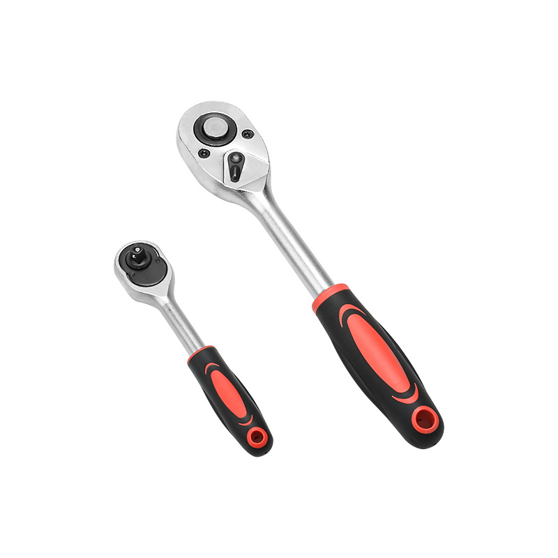 1/2, 1/4 quick ratchet wrench, 24-tooth manual wrench, Big Fei, Small Fei, two-way socket wrench, auto repair, household Item Picture