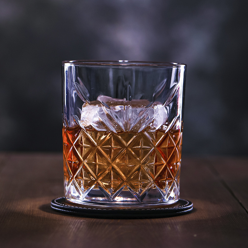 "Horse Racing Vintage Engraved Glass whisky, spirits, Mojito cocktail glass, household wholesale. Specification drawing