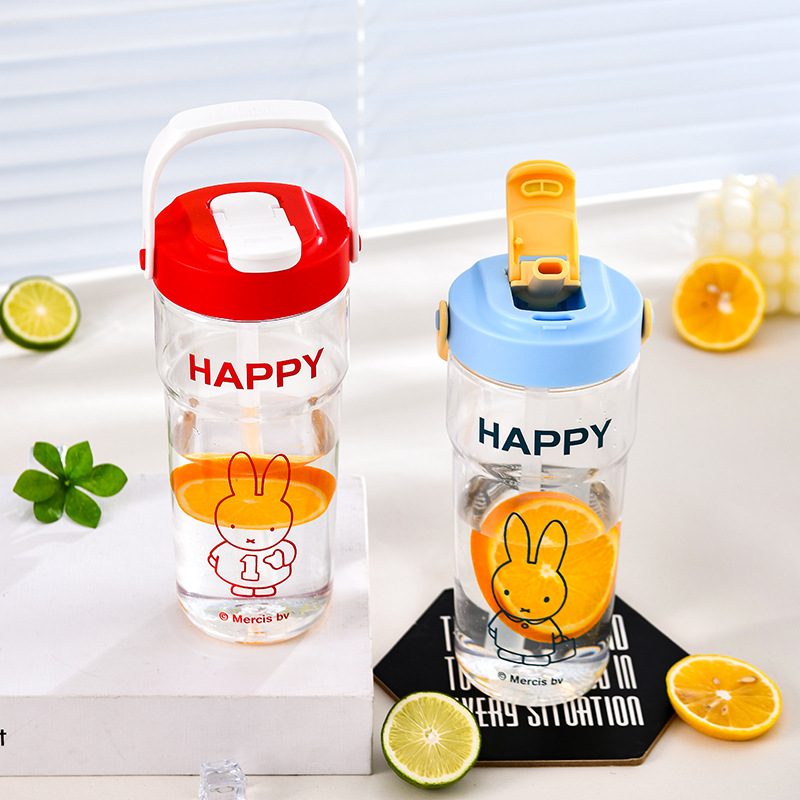 The new Mifei letter sports water cup is a genuine and popular plastic cup. It is a simple and elegant outdoor water cup for women in summer with a high level of appearance Specification drawing