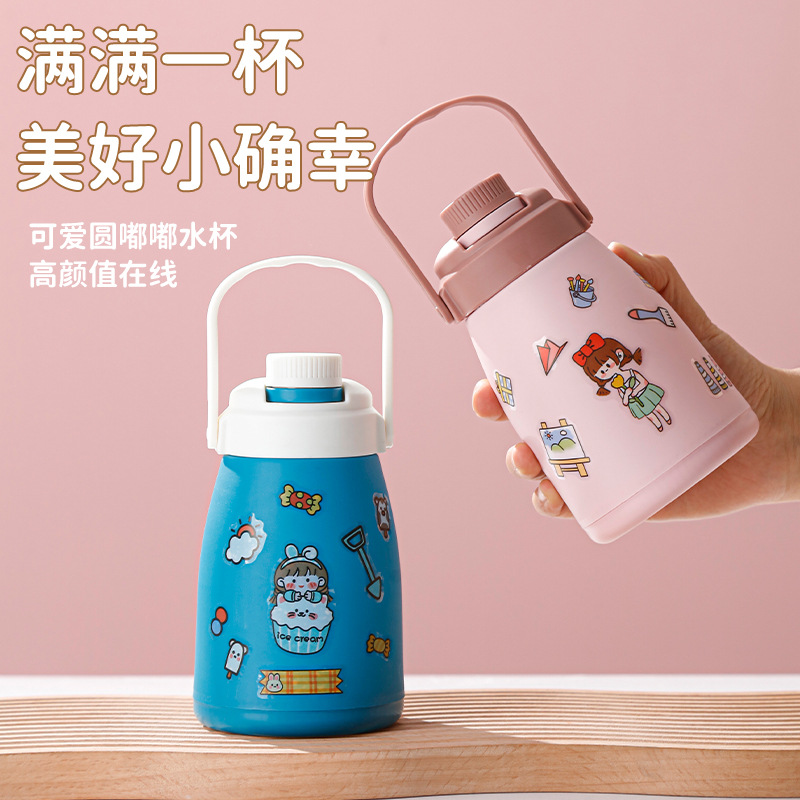 Factory direct delivery of large-bellied plastic and glass gift advertising cups, opening promotion commemorative water cups, printed promotion cups details Picture