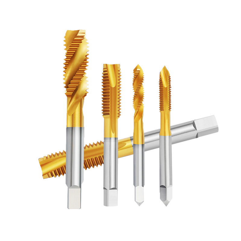 Titanium-coated spiral tap coating machine for tapping spiral blind hole taps, chip removal M2, M3, M4, M5, M6 Specification drawing