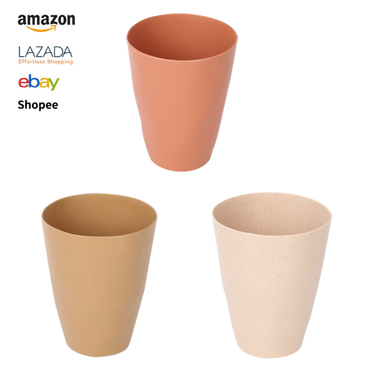 Wheat straw disposable cups, mouthwash cups, drinking cups, men's and women's water cups, plastic couple gift cups are available for wholesale with logos full figure