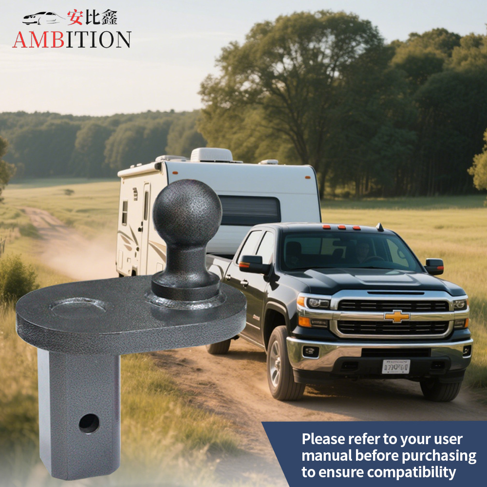 4 "Offset Trailer ball Heavy-duty trailer hook gooseneck ball extender 2-5/16 inch diameter ball Application Scenario