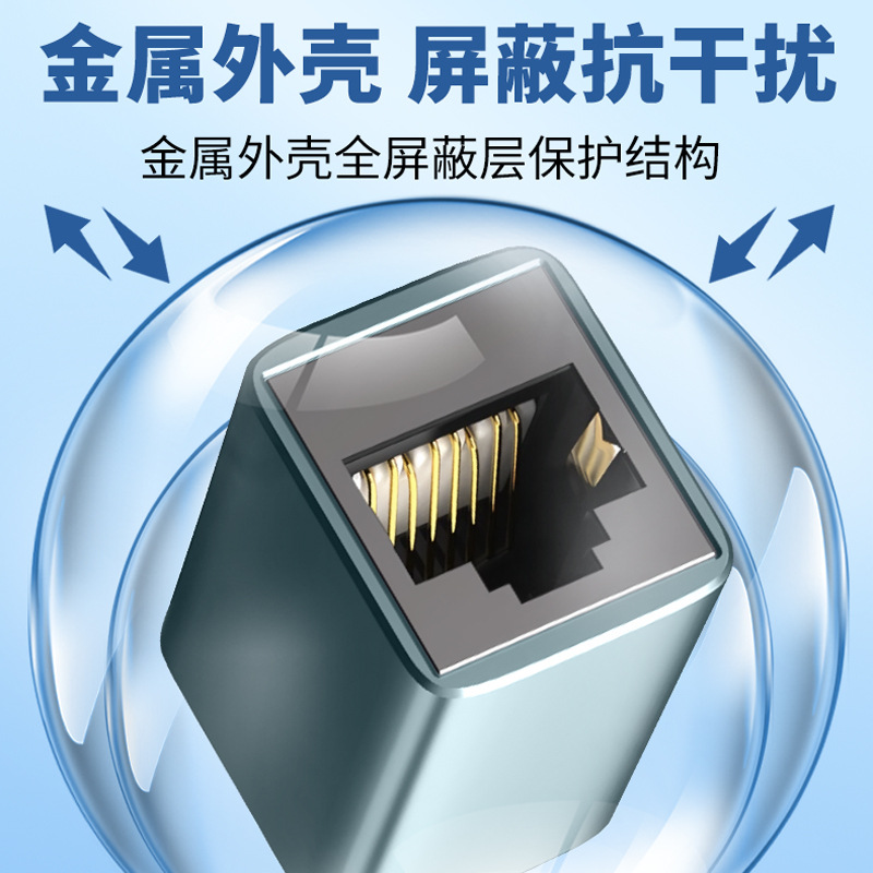 10G network direct connector, CAT6A shielded network extender, Super Category 6 and Category 7 network cable adapter, RJ45 adapter Application Scenario