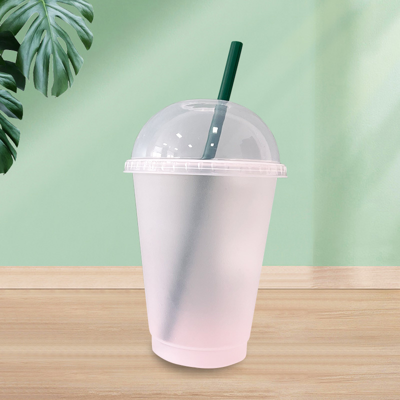【 Customized Processing 】16oz new arched lid sippy cup, a popular foreign trade drinking sippy cup, transparent 500ml Application Scenario