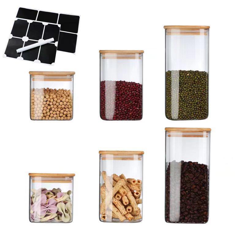 Cross-border exclusive food storage tank set for grains, noodles, spices, rice, coffee beans, kitchen storage, large capacity Item Picture