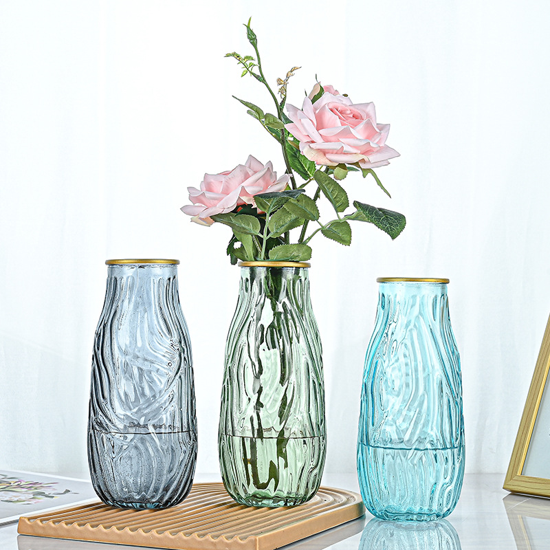 Factory wholesale gift glass vases, home ornaments, decorative vases, dried flowers, flower arrangements, simulated vases, European-style vases Application Scenario