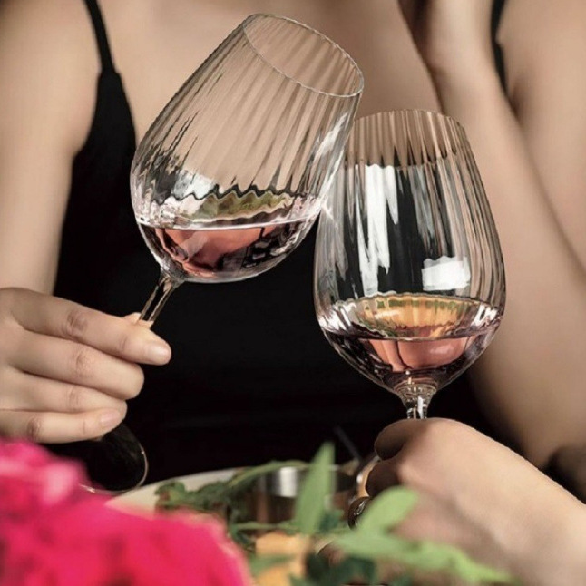 Wholesale of 6 pieces of Lemeiya Nocturne series red wine glasses, light luxury highball wine glasses and wine glasses Specification drawing