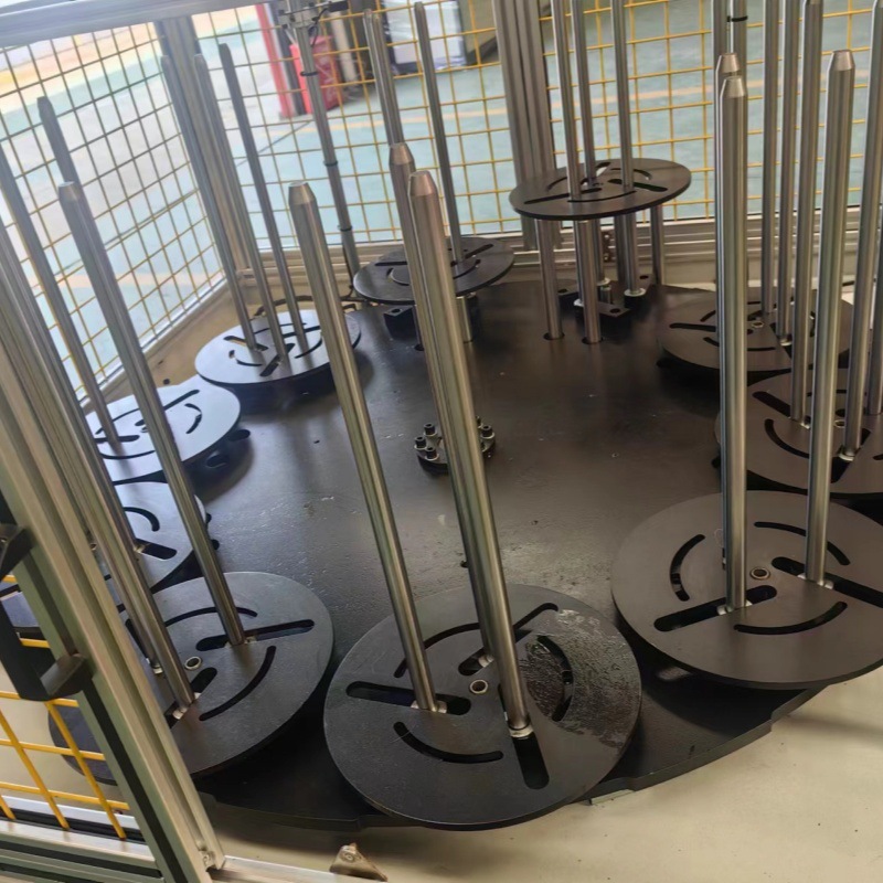 Multi-station silos, material storage robots, rotary silos, six-station and ten-station rotary silos, flexible combined silos full figure