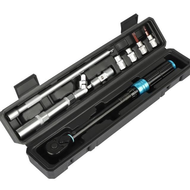 11-piece 3/8" bicycle, motorcycle and car magnetic spark plug universal head screwdriver torque wrench set details Picture
