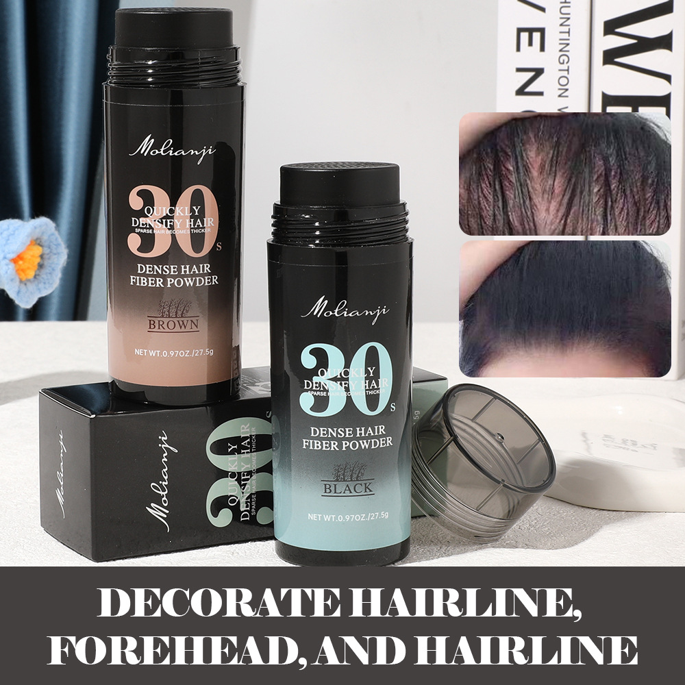 【foreign trade】 Hair fiber powder for hair thickening, hair replacement, suture, hairline filling, thinning, covering and thickening full figure