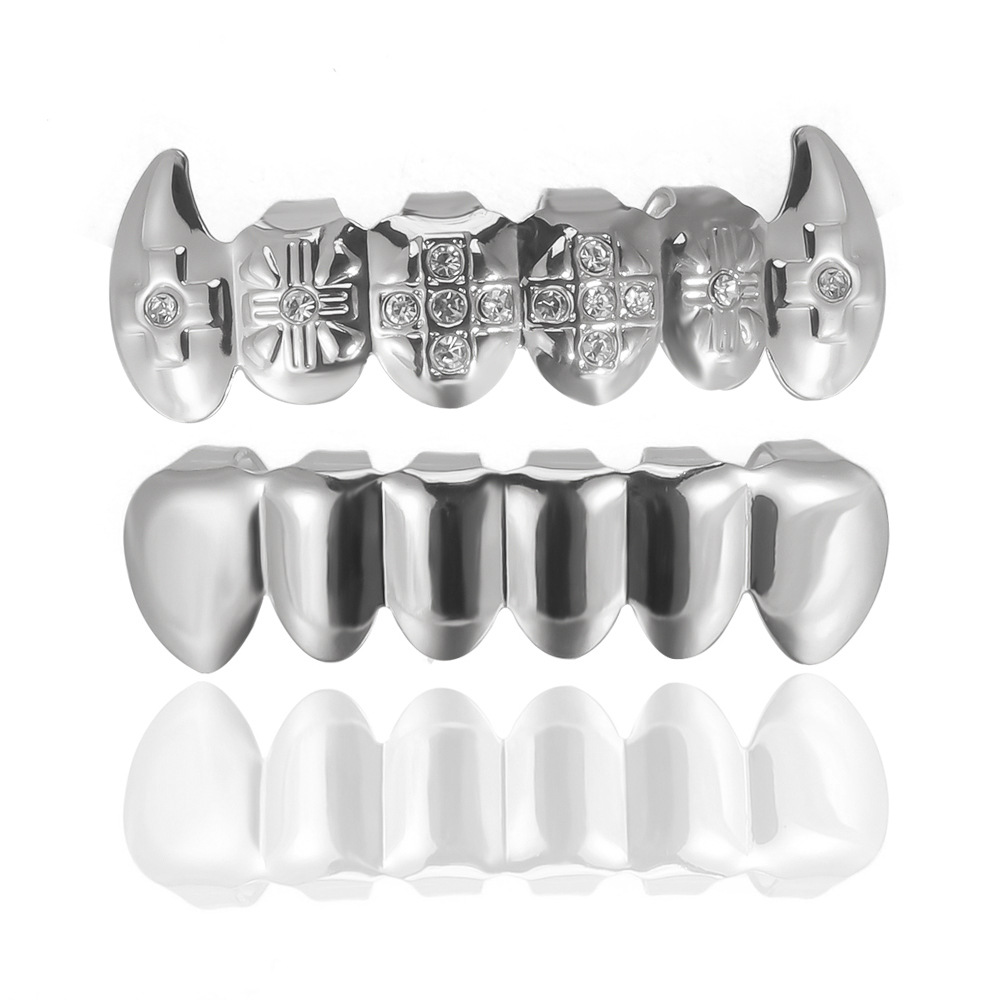 The manufacturer supplies 6-toothed, buck teeth, hip-hop teeth, Halloween props, HIPHOP trendsetters and nightclub dentures for European and American trends Specification drawing