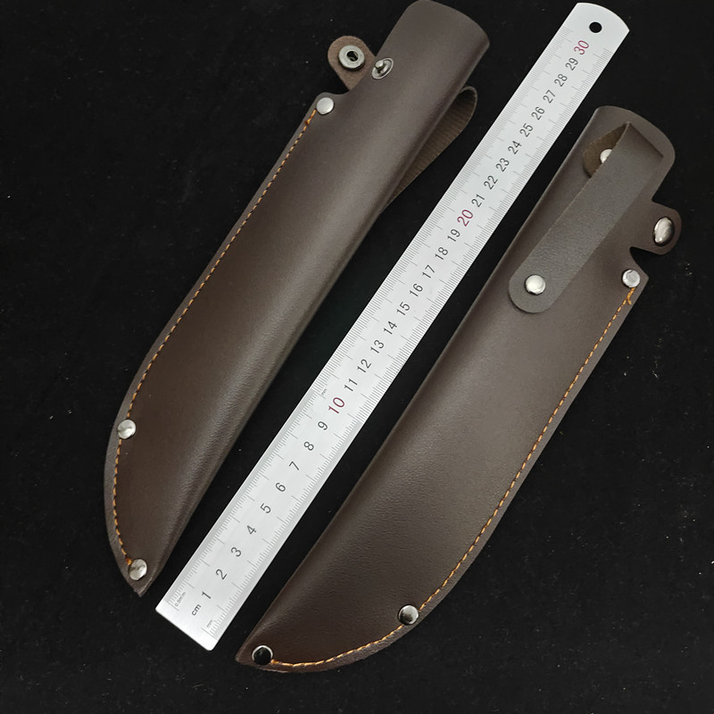 Universal knife protection covers, peeling knife covers, splitting knife covers, boning knife covers, knife sheaths, PU imitation leather outdoor portable knife cases details Picture