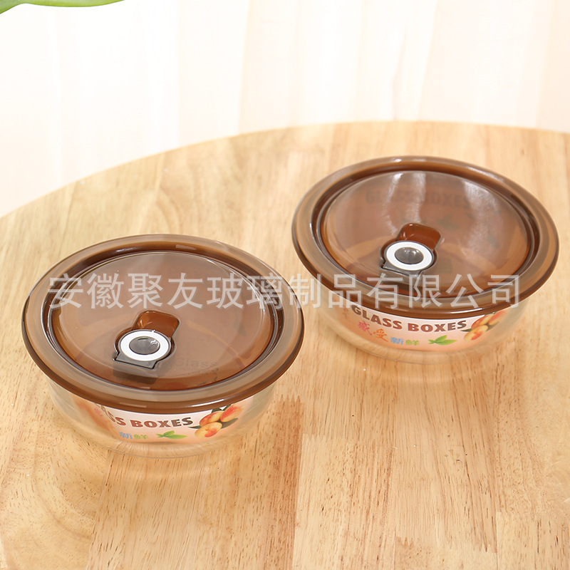 Factory wholesale of two-piece glass food preservation bowls, creative insulation cloth bags, cloth bags and food preservation box sets. Logos can be customized Application Scenario