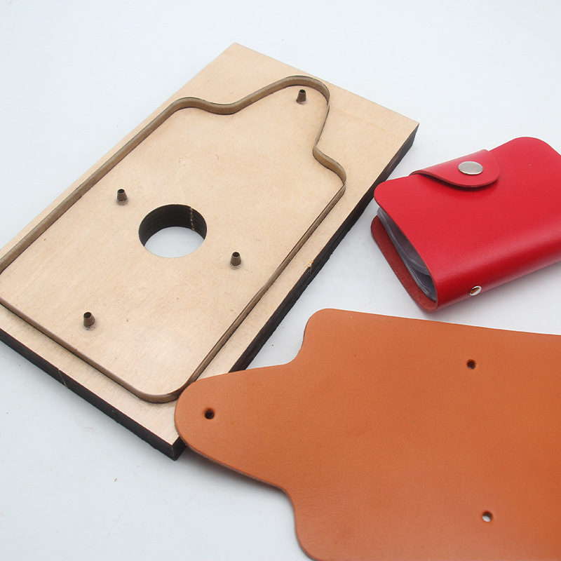 Handmade diy card case knife mold, no-cutting leather cutting mold, small leather tool set pattern details Picture
