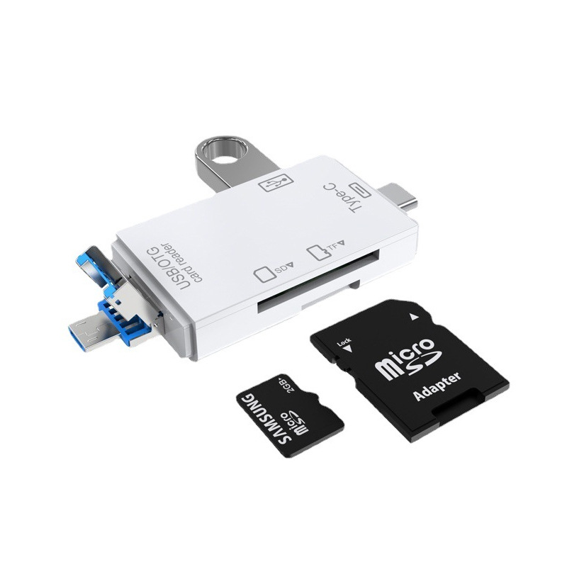 USB3.0 card Reader type-c Android mobile phone and computer multi-functional OTG2.0 SD/TF/ USB flash drive card reader details Picture
