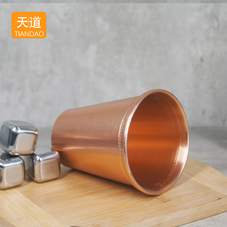 Single-layer rolled edge aluminum coffee cup, portable sports outdoor car cup, etched cold drink cup, beer mug Application Scenario