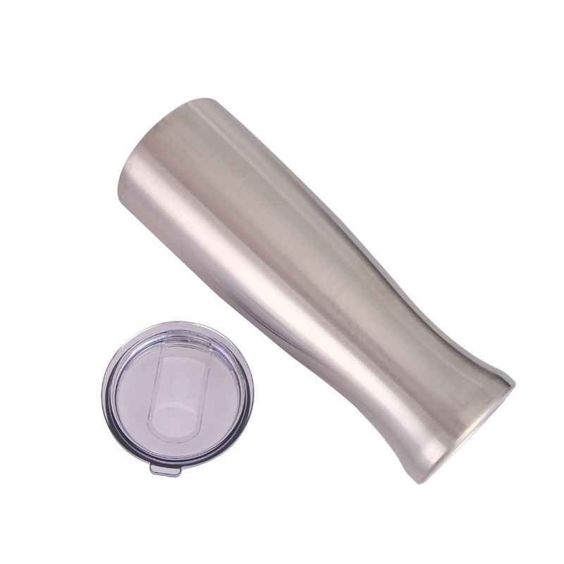 Hot-selling 304 stainless steel German draft beer cups, 30oz beer mugs, creative double-layer vacuum vase cups in stock Item Picture