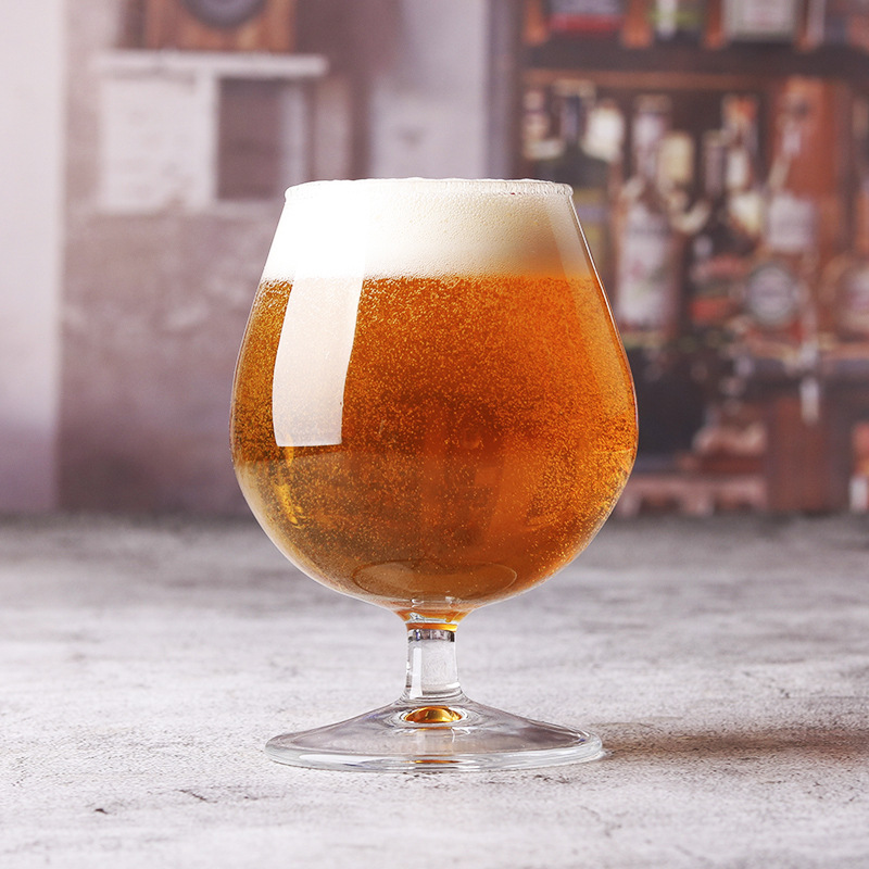 Green apple transparent glass brandy glass, craft beer glass, foreign wine glass, glass glass wholesale with logo printing Application Scenario