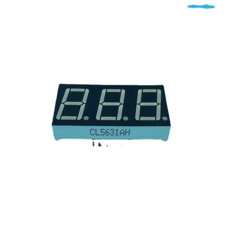0.56-inch three-digit white co-positive CL5631AW digital tube, 0.56-inch three-digit white co-positive CL5631BW Item Picture