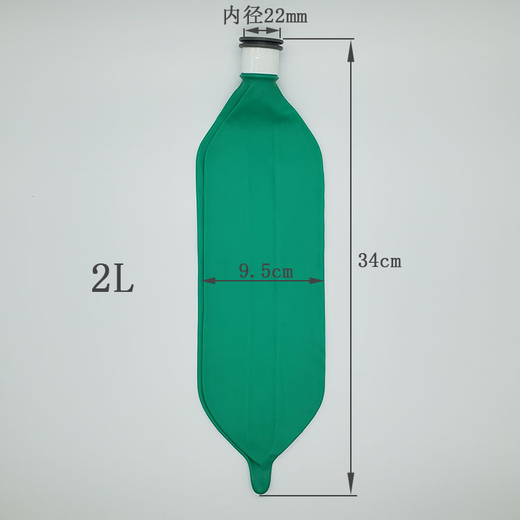 Latex free Breathing Bag: Non-latex anesthesia machine airbag breathing bag simulating lung breathing bag Specification drawing