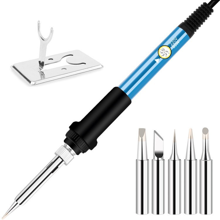 Cross-border best-selling electric soldering iron with adjustable temperature and internal heating, 60W electric soldering pen welding set, soldering pen manufacturer undefined