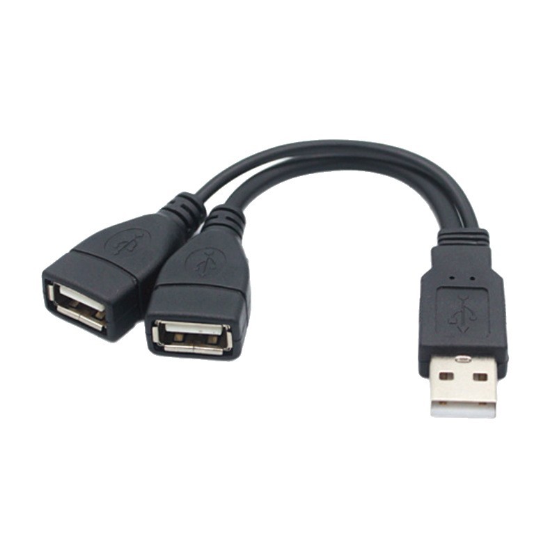 USB 1:2 male-to-female extension cable, USB 1:2 data cable, charging cable, Tesla wireless, fully offline Item Picture