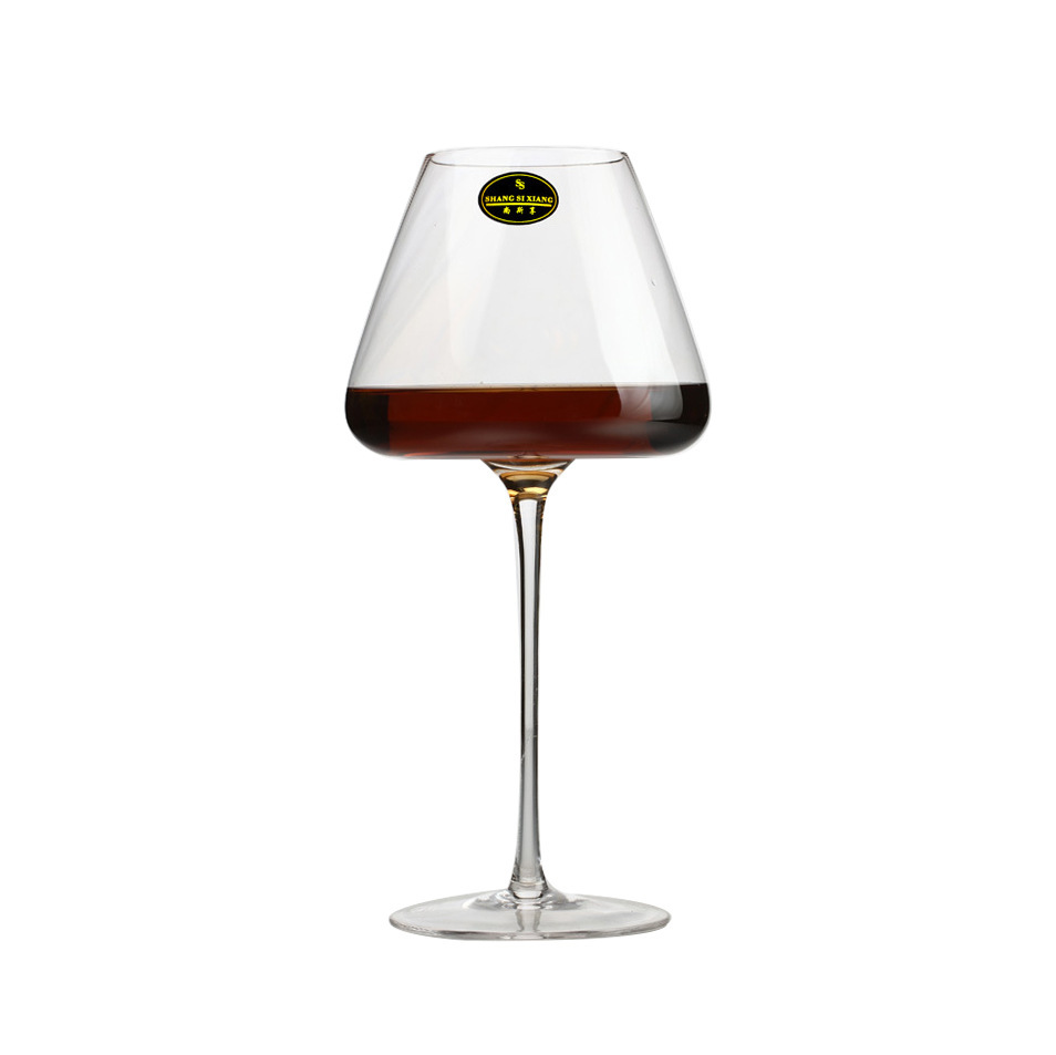 Light luxury and high-end Burgundy wine glass set, home high-end crystal decanter, wine glass, tall glass Item Picture