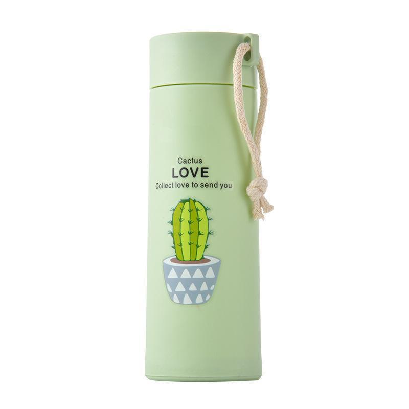 Succulent water cups, thickened double-layer cartoon glass cups, opening small gifts, event advertising cups, printed LOGO wholesale Item Picture