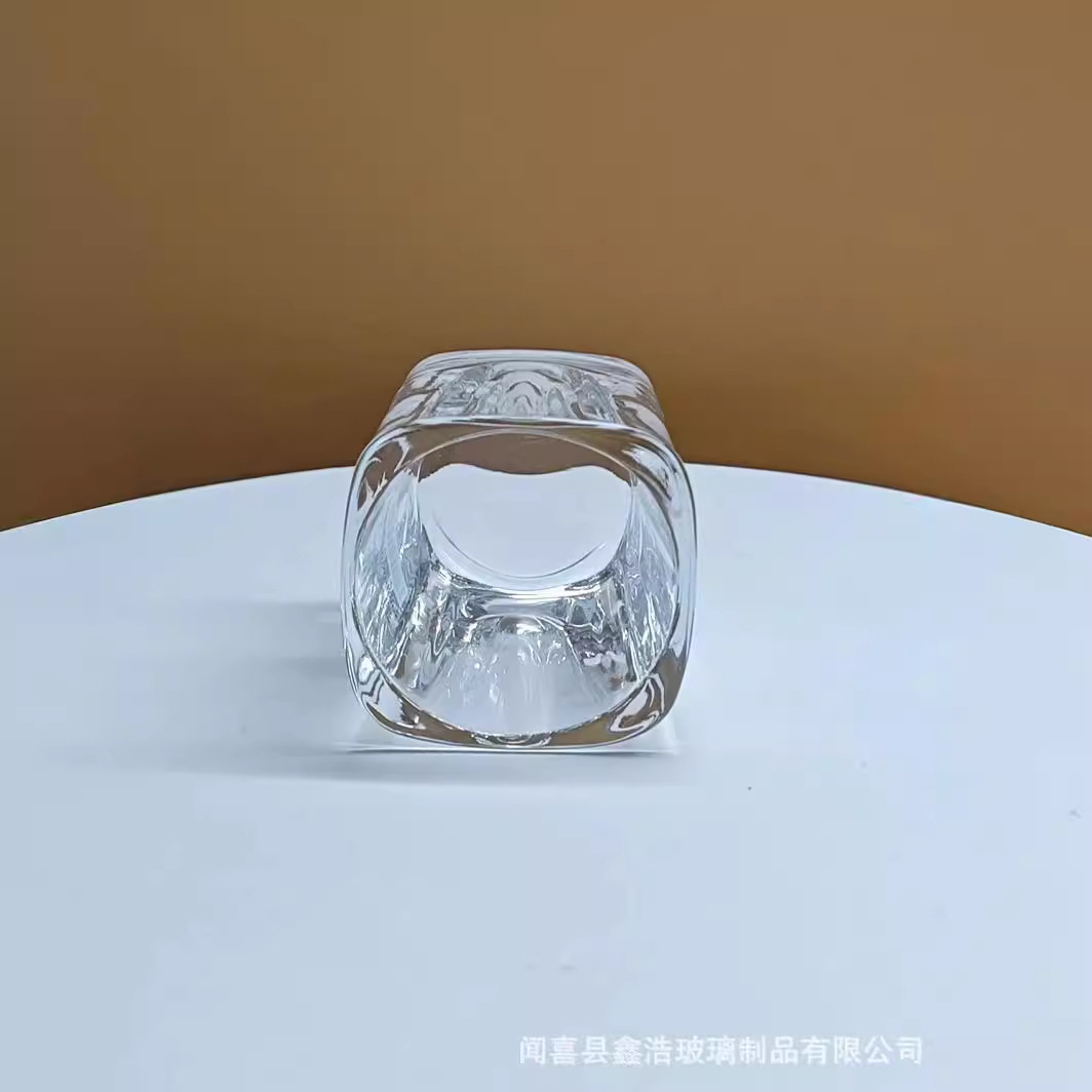 Cocktail glasses, vodka glasses, square glass cups, 60ml wine glasses, spirits glasses for bars, restaurants, KTVS Specification drawing
