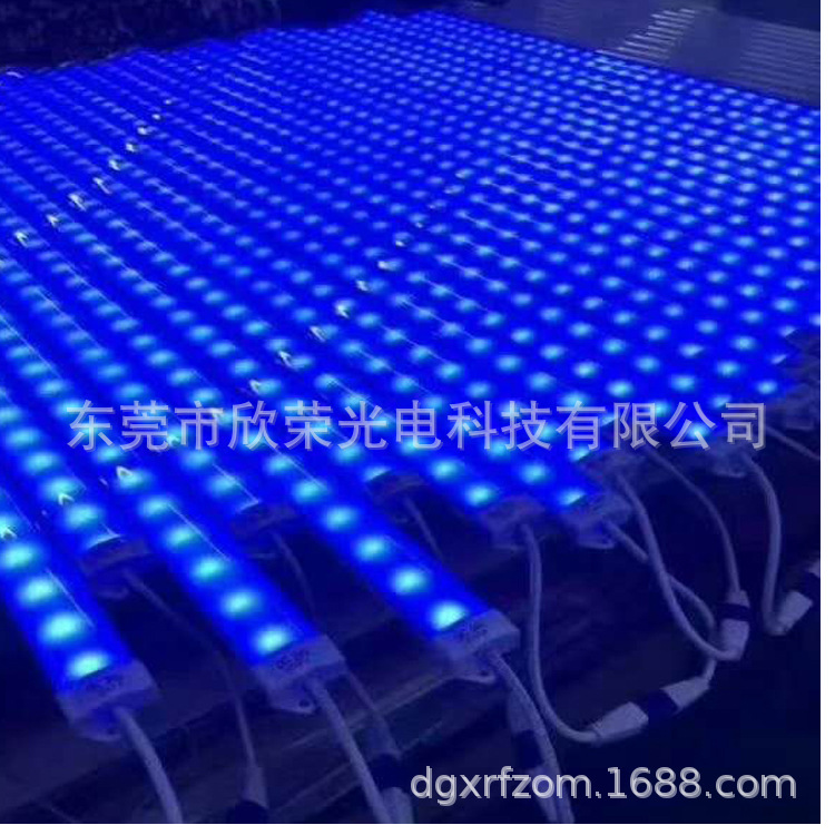Colored linear light tube LED12v guardrail light, warm white light 512, exterior wall running horse running horse light tube, outdoor waterproof details Picture