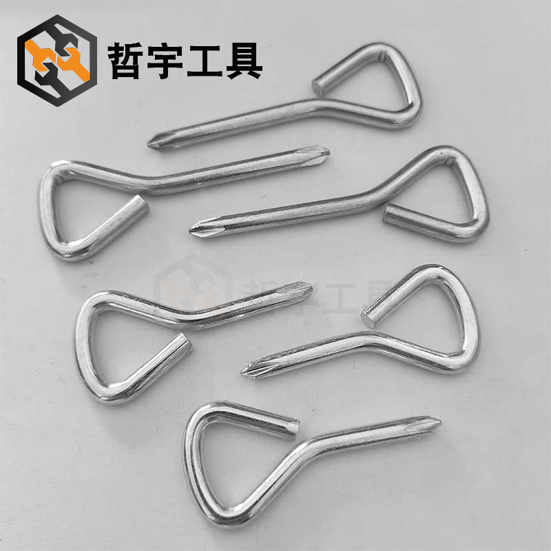 Wholesale galvanized triangular screwdrivers, cross wrenches, triangular screwdrivers, triangular head screwdrivers, and hardware tools details Picture