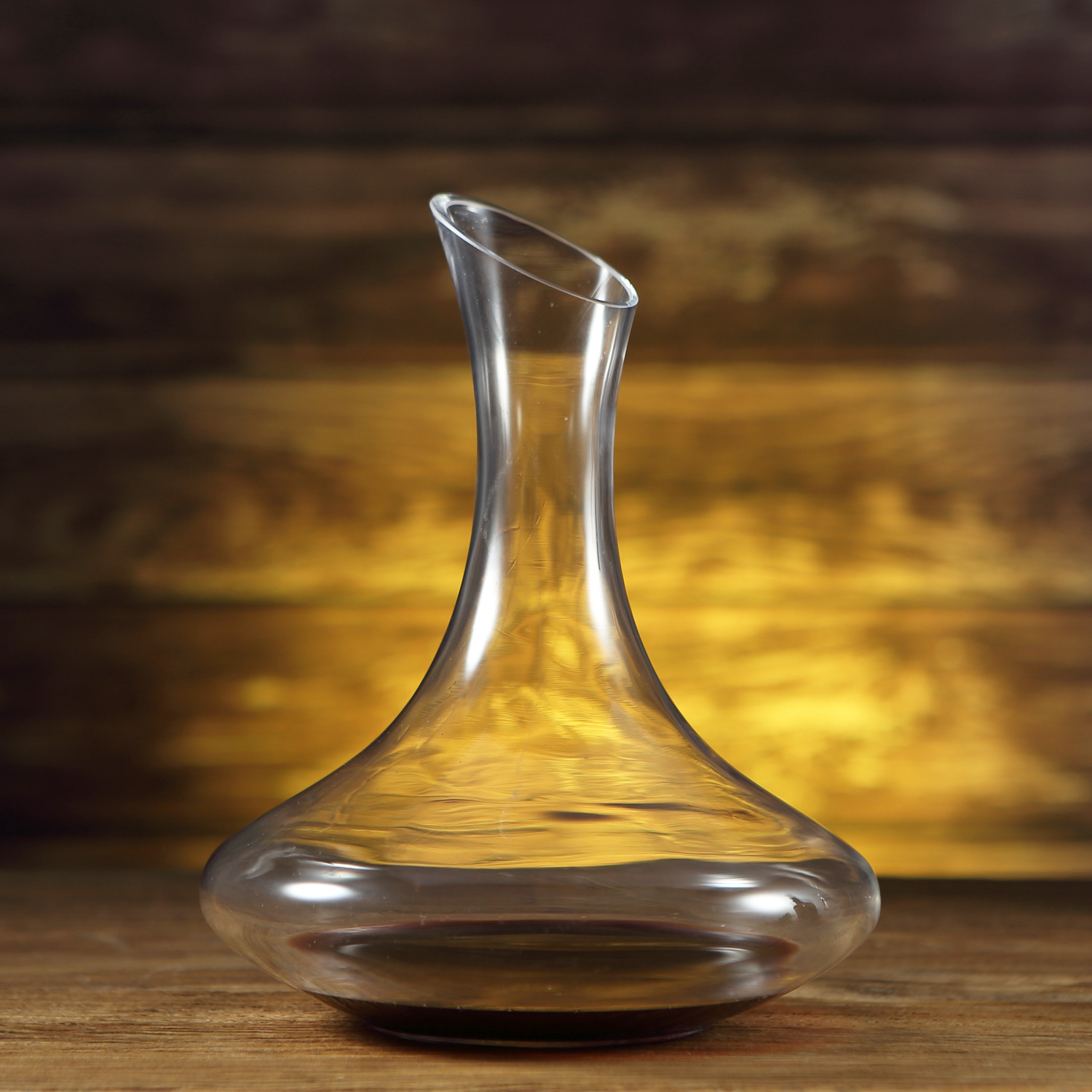 Creative crystal glass slanted decanter, red wine decanter, wine dispenser, wine set, single package details Picture
