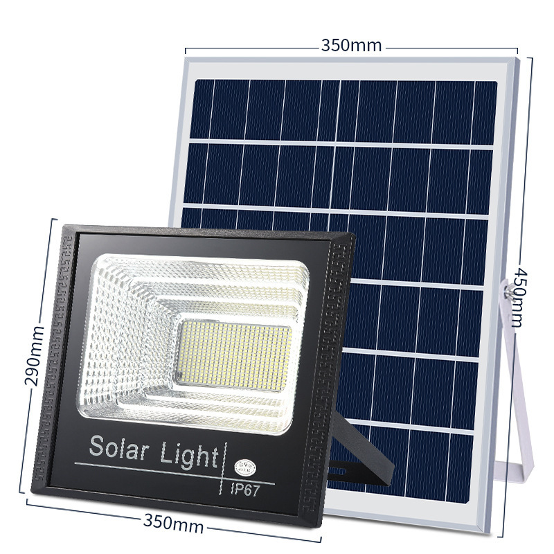 Foreign trade solar led floodlight, outdoor waterproof garden light, new rural industrial-grade module floodlight manufacturer Application Scenario