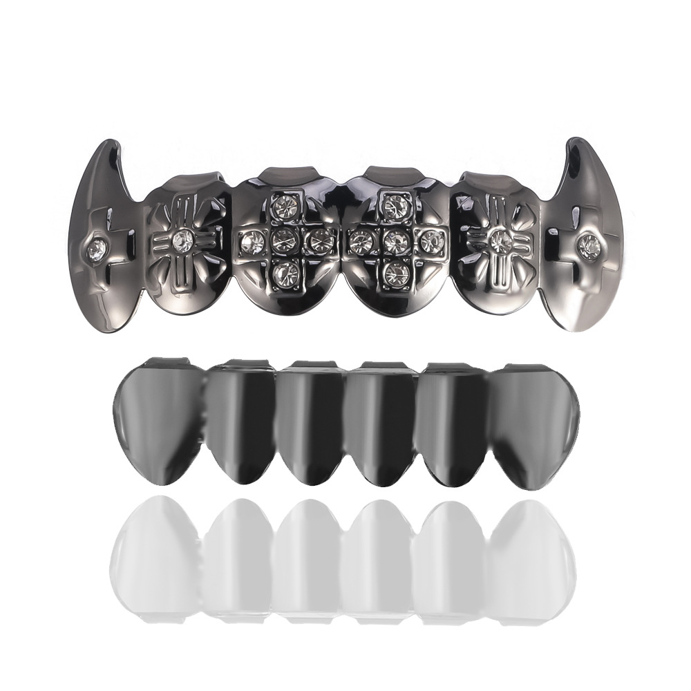 The manufacturer supplies 6-toothed, buck teeth, hip-hop teeth, Halloween props, HIPHOP trendsetters and nightclub dentures for European and American trends details Picture