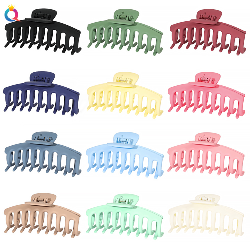 Qiyue Amazon Cross-border Dragon Bone Hair Clip, Large coiled hair clip, back head shark clip, hair clip wholesale full figure