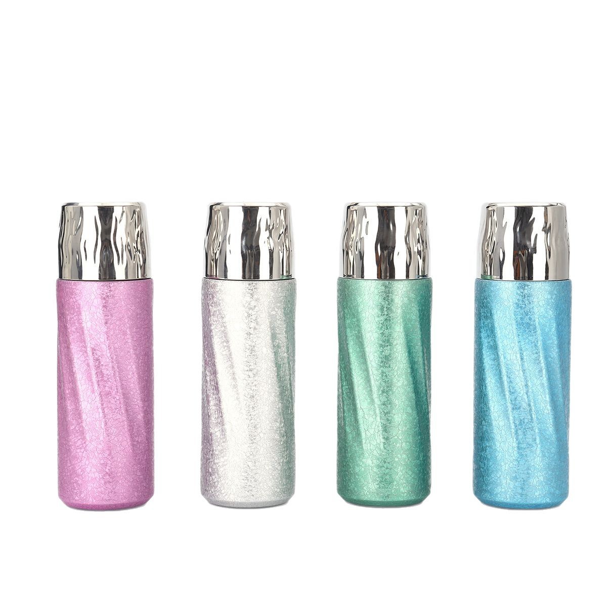 High-appearation-level titanium cup, double-layer vacuum insulated cup with titanium coating, light luxury business gift set, tea-water separation and tea-making gift Item Picture