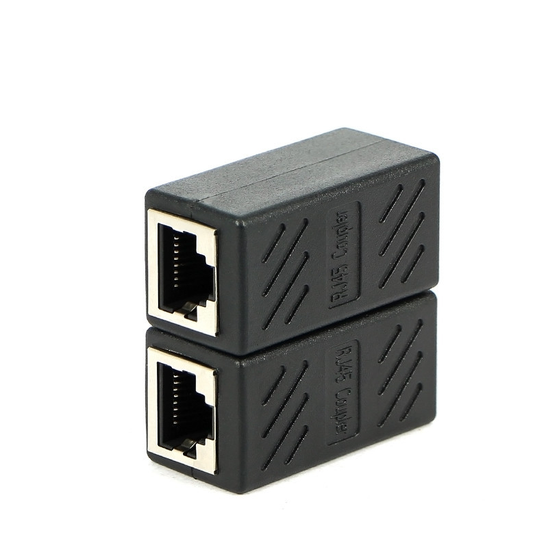 Gigabit network straight-through head RJ45 network straight-through head network cable connector to connector network cable extender Application Scenario