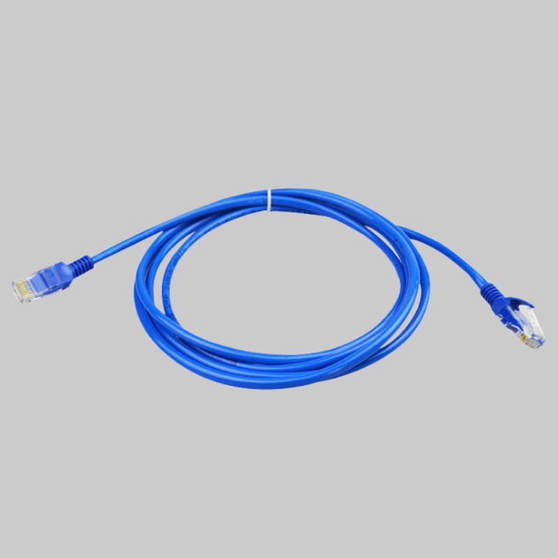 Computer patch cords, super Category 5 finished network cables, unshielded network cables, CAT5E network broadband cables, router cables details Picture