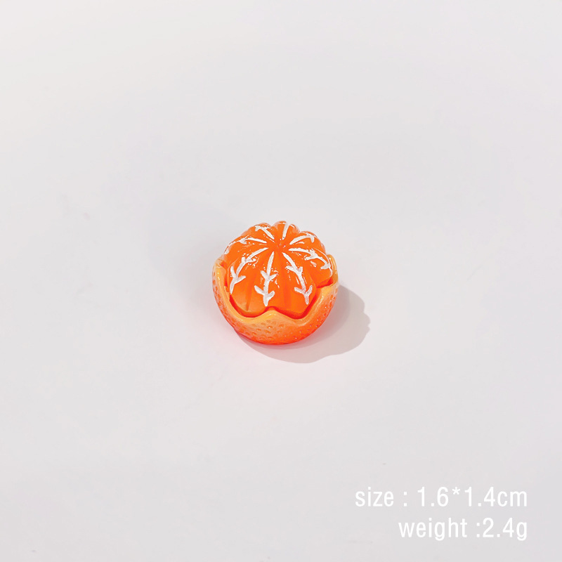 Simulated three-dimensional fruit, orange, grape resin accessories, handmade cream glue, diy phone case, earrings and accessories Application Scenario