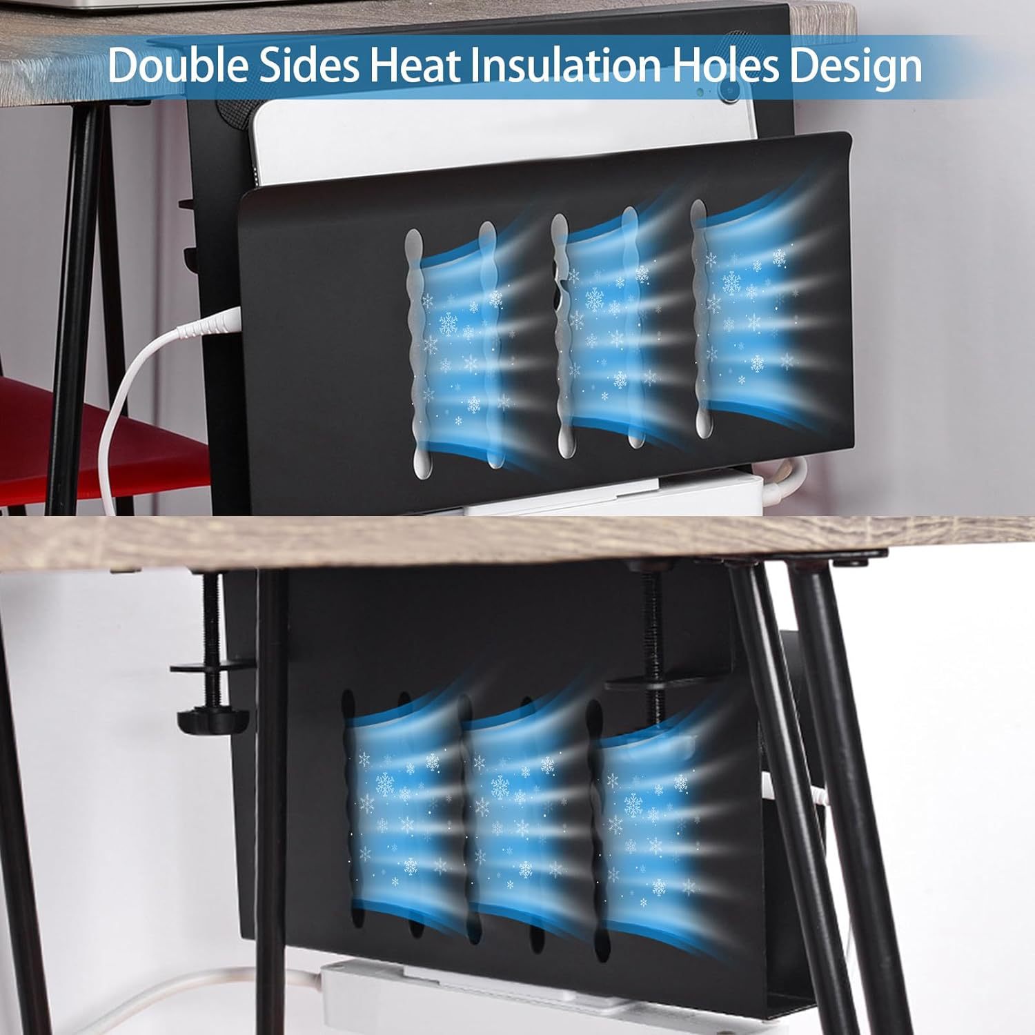 Wholesale of multi-functional vertical notebook heat dissipation brackets for desktops, mobile phones, computers and tablets Specification drawing