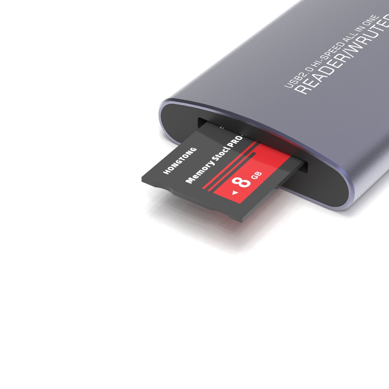 Private mold usb high-speed ms multi-functional cf card reader sd aluminum alloy tf computer six-in-one xd card reader mobile phone Application Scenario