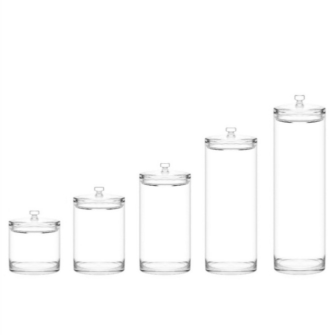 Sealed jar, large-capacity PC transparent bottle with lid, moisture-proof food, medicine, tea, dried tangerine peel storage jar, storage jar Item Picture