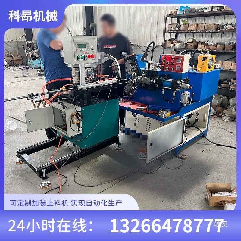 Two fully automatic hydraulic three-axis thread rolling machines, thread rolling machines, hollow tube mesh thread CNC knurling machines Specification drawing
