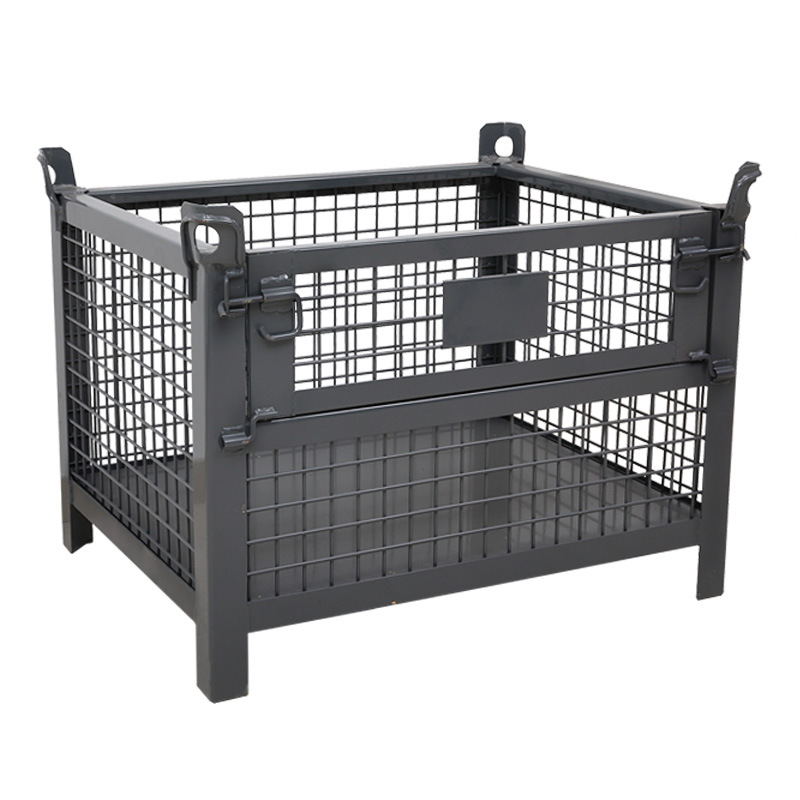 Metal storage cages, heavy-duty grid boxes, iron frames with phosphating treatment, shelves, and movable steel material boxes are wholesaled and sold directly by the manufacturer Item Picture