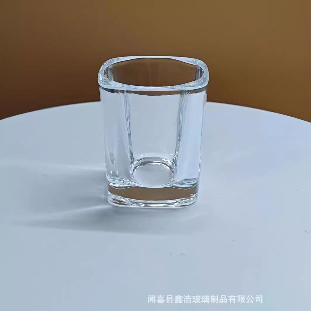 Cocktail glasses, vodka glasses, square glass cups, 60ml wine glasses, spirits glasses for bars, restaurants, KTVS details Picture
