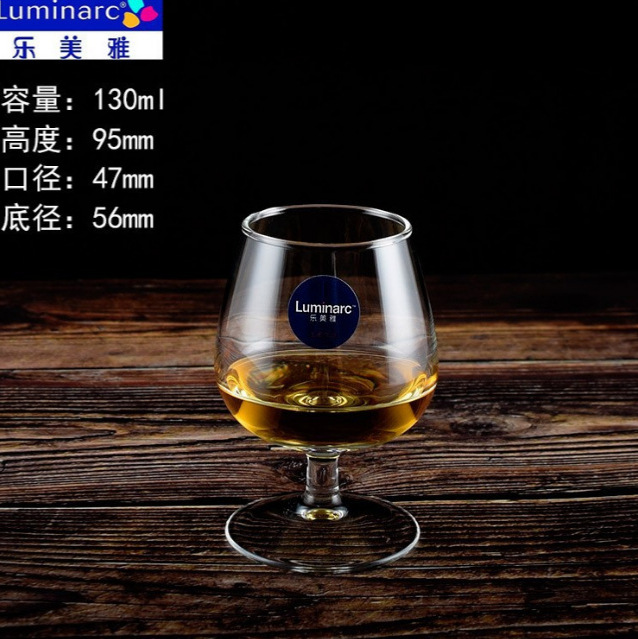 Wholesale of Le Mei Ya Cognac brandy glasses, European low-stemmed foreign wine glasses, bar and hotel whisky glasses, and red wine glasses Application Scenario