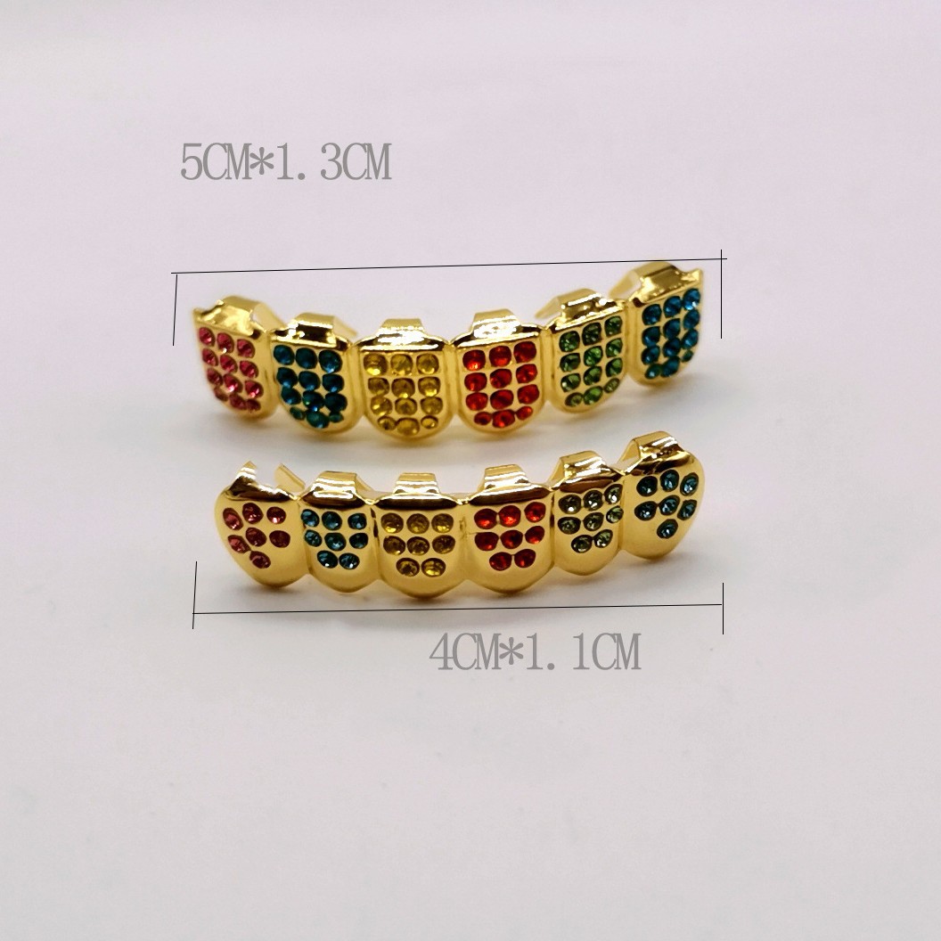 The manufacturer supplies HIPHOP teeth, Halloween colorful stage props, dentures, and trendy and fashionable dentures Application Scenario