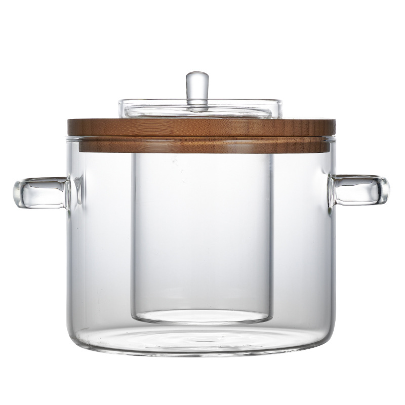 Glass bird's nest pot, steaming cup, stewing cup, soup pot for babies, home with lid for making soup and porridge, baby food pot, health pot Item Picture